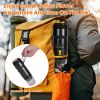 Portable Electric Espresso Machine Cordless Coffee Maker Self-Heating Car Espresso Maker with Anti-Dry Burn Fit for Ground Coffee/NS/DG Capsules for C