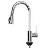 Automatic Touch Sensor Faucet Single Handle Pull Out Sink Faucet with Hot Cold Water Control