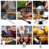 31Pcs Griddle Accessories Kit Flat Top Grill Accessories For Camp Chef with Spatulas Griddle Press Basting Cover Spice Shakers Vegetable Forks Steel S
