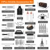 31Pcs Griddle Accessories Kit Flat Top Grill Accessories For Camp Chef with Spatulas Griddle Press Basting Cover Spice Shakers Vegetable Forks Steel S