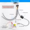 Automatic Touch Sensor Faucet Single Handle Pull Out Sink Faucet with Hot Cold Water Control