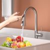 Automatic Touch Sensor Faucet Single Handle Pull Out Sink Faucet with Hot Cold Water Control