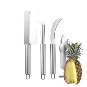 4 In 1 Pineapple Knife Fruit Knife Sugar Cane Peeler