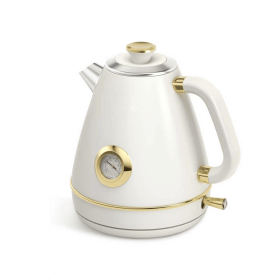 PS3013T2  Retro-Themed Thermometer Display Electric Kettle with Instant Boiling Function 1850W SUS304 LED 2.0L Non-BPA Automatic Shut-off & Dry Cookin