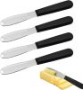 4 Pcs Butter Knife Spreader with Holes, 3 in 1 butter knife, butter curler knife, Butter Grater with Ergonomic Handle