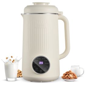 VEVOR 8-in-1 Nut Milk Maker, 41 oz Soy Milk Maker Machine with 10 Blades, for Homemade Oat, Nut, Soy, Juice, Milkshake, Rice Cereal