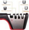 4-in-1 Knife Sharpener, Kitchen Knife Accessories for Ceramic Knives, Steel Knives and Scissors, Aiding in Repair, Restoration