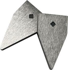 Knife Sharpener Blades, Tungsten Carbide Replacement Blades, 2 Pieces Reversible Replacement Blades, Industrial Sharpener Accessories