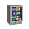 24in Beverage Refrigerator Cooler-120 Can Capacity