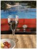 Swirl Plastic Wine Glasses Set of 4 (12oz), BPA Free Acrylic Wine Glass Set, Unbreakable Red Wine Glasses, White Wine Glasses