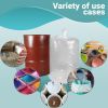 Pack of 150 Clear Drum Liners 30 x 48. Cylindrical Shaped Liners 30x48. Thickness 4 mil. 30 Gallon Low Density Polyethylene Bags for Open Head
