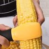 Corn Peeler, Corn Stripper Knife, Kitchen Corn Cob Remover Serrated Vertical Blade Remover