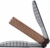 DuoSharp Double-Sided Diamond Sharpening Stone for Knives and More, 8-Inch, Fine/Coarse, White