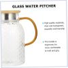 Carafe Lids Included Cold Kettle Large Capacity Water Pitcher Non-slip Juice Jug for Kitchen