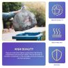 Outdoor Trash Bags Large 38" x 60", Pack of 200 Clear Trash Can Liners, Thin 0.55 Mil Polyethylene Big Garbage Bags Unscented
