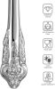 Gorgeous 6.9" Butter Spreader, 18/10 Stainless Steel, Set of 4, Butter Knife