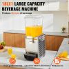 VEVOR Commercial Beverage Dispenser, 20.4 Qt 18L Single Tank Ice Tea Drink Machine