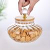 1 PCS High borosilicate stripe sealed jar, kitchen storage jar, coffee can, coffee storage container