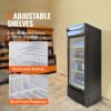 VEVOR Commercial Merchandiser Refrigerator, 6.8 Cu.Ft / 195L Beverage Refrigerator Cooler Merchandiser