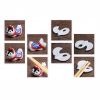 6Pcs Japanese Style Ceramics Chopstick Rest Cute Animals Decorative Tableware Stand