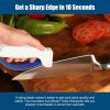 Hand-Held Carbide Blade Sharpener, Kitchen Knife and Chef Knife Sharpener, Professional Chef Grade Sharpening Tool