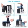1000W Centrifugal Juicer Juice Extractor with 2 Speeds 2.6in Wide Feed Chute 17Oz Juicer Cup 54Oz Pulp Collector Electric Juicer for Fruits Vegetables