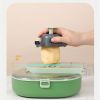 Oval-Shaped Vegetable Cutter - Ergonomic Kitchen Tool for Precise Slicing, Safe & Comfortable Grip