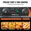 VEVOR Commercial Electric Deep Fryer Countertop Deep Fryer with Dual Tanks 3000W