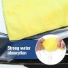 Microfiber Towel, Absorbent, Suitable for Car Cleaning, Kitchen, Glass Scrubbing, etc., 16*16 inches, 18 Packs