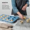 12-Cup Aluminized Steel Nonstick Cupcake Pan and Muffin Tin, Blue Velvet