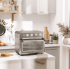 W2225140828   Air Fryer Toaster Oven, 21QT 7-in-1 Convection Oven Countertop, Pizza, Warm, Broil, Toast, Bake and Air Fry, 4 Accessories Included