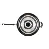 6 Quart Nonstick Jumbo Cooker / Chef's Pan with Helper Handle and Glass Lid, Great for Family Meals,