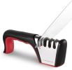4-in-1 Knife Sharpener, Kitchen Knife Accessories for Ceramic Knives, Steel Knives and Scissors, Aiding in Repair, Restoration