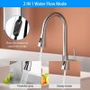 Automatic Touch Sensor Faucet Single Handle Pull Out Sink Faucet with Hot Cold Water Control