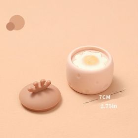 1pc Food Grade Silicone Egg Mold; Handmade Food Mold; Cute Silicone Egg Steamer (Color: Pink 1PC)