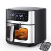 6.34QT Multi-Function Air Fryer with Ceramic Coating Suitable for Roast, Bake, Broil, Dehydrate, Reheat & Keep Warm, Digital Temperature (90°F-450°F)