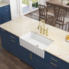 Bridge Kitchen Faucet with Pull-Down Sprayhead in Spot (Color: as Pic)
