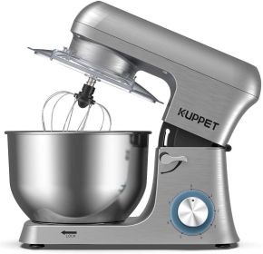 Stand Mixer, KUPPET Stainless Steel Mixer 6.5-QT, kitchen Mixer 6-Speeds Tilt-Head Food Mixer with Dough Hook, Wire Whip & Flat Beater (Color: Stand Mixer,)
