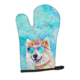 Samoyed Hippie Dawg Oven Mitt Heat Resistant Thick Oven Mitt for Hot Pans and Oven, Kitchen Mitt Protect Hands, Cooking Baking Glove (Default: Default)