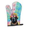 Black Labrador Hippie Dawg Oven Mitt Heat Resistant Thick Oven Mitt for Hot Pans and Oven, Kitchen Mitt Protect Hands, Cooking Baking Glove